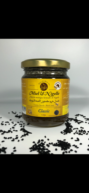 Miel de Nigelle 100 % Pure et Naturelle - 250g - NUTRIENERGIE